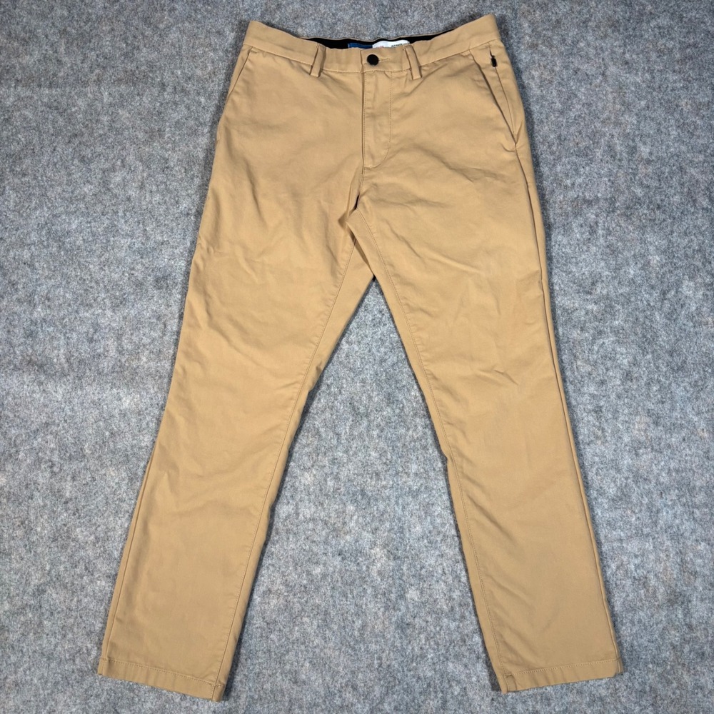 Old Navy Ultimate Tech Slim Pants Men 30x30 Khaki Chino Stretch Flex Performance